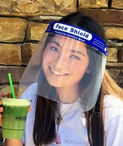 Men Nayked Apparel Accessories>Comfort Face Shield With Elastic, 2-Pack/Discontinued