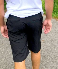 Men Nayked Apparel Bottoms>Men'S Black Hybrid Stretch Short