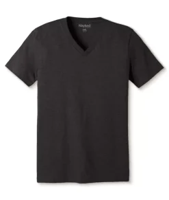 Men Nayked Apparel T-Shirts>Men'S Classic Soft Heathered Big Short Sleeve V-Neck T-Shirt