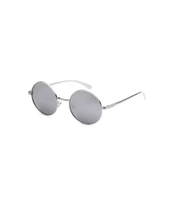 Men Nayked Apparel Accessories>Men'S Metallic Round Sunglasses, Lifetime Guarantee