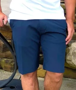 Men Nayked Apparel Bottoms>Men'S Navy Hybrid Stretch Short/Discontinued