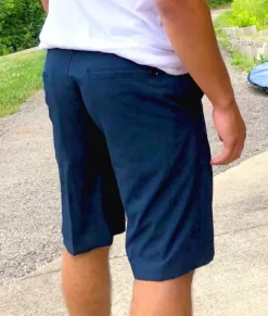 Men Nayked Apparel Bottoms>Men'S Navy Hybrid Stretch Short/Discontinued