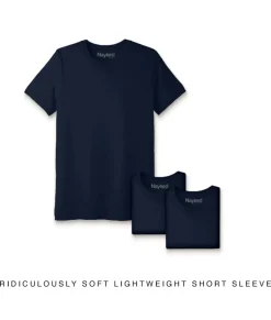 Men Nayked Apparel Shirts>Men'S 3Pk Ridiculously Soft Lightweight Crew Neck T-Shirt