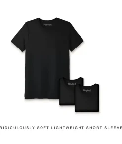 Men Nayked Apparel Shirts>Men'S 3Pk Ridiculously Soft Lightweight Crew Neck T-Shirt
