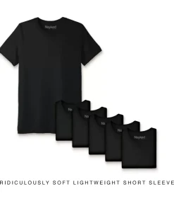 Men Nayked Apparel Shirts>Men'S 6Pk Ridiculously Soft Lightweight Crew Neck T-Shirt