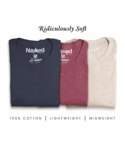 Men Nayked Apparel T-Shirt Packs><noscript><img width=