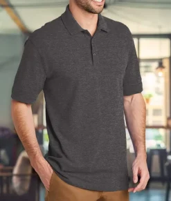 Men Nayked Apparel Polos>Men'S Ridiculously Soft 100% Cotton Pique Polo Shirt