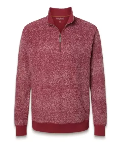 Men Nayked Apparel Hoodies & Sweatshirts>Men'S Ridiculously Soft Aspen Brushed Fleece 1/4 Zip