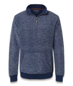 Men Nayked Apparel Shirts>Men'S Ridiculously Soft Aspen Brushed Fleece 1/4 Zip
