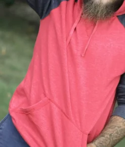 Men Nayked Apparel Hoodies & Sweatshirts>Men'S Ridiculously Soft Big Fleece Raglan Hoodie