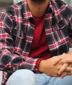 Men Nayked Apparel Shirts>Men'S Ridiculously Soft Button Down Plaid Flannel Shirt