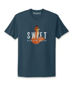 Women Nayked Apparel Tops>Men'S Ridiculously Soft Cotton Graphic Tee | Swift Single Malt