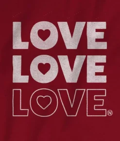 Men Nayked Apparel Shirts>Men'S Ridiculously Soft Cotton Long Sleeve Graphic Tee | Love Love Love