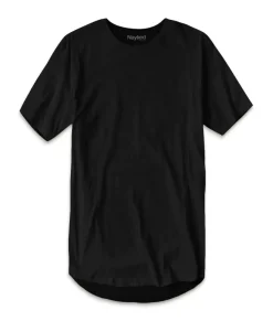 Men Nayked Apparel T-Shirts>Men'S Ridiculously Soft Curved Hem Longline T-Shirt