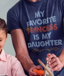 Men Nayked Apparel T-Shirts>Men'S Ridiculously Soft Lightweight Graphic Tee | My Favorite Princess