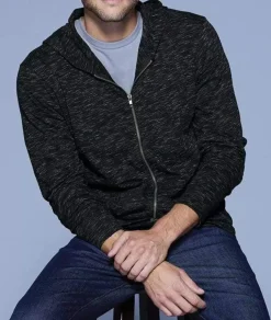 Men Nayked Apparel Hoodies & Sweatshirts>Men'S Ridiculously Soft Lightweight Full-Zip Hoodie