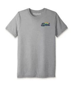 Men Nayked Apparel T-Shirts>Men'S Ridiculously Soft Lightweight Graphic T-Shirt | Dad Pride