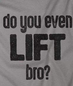 Men Nayked Apparel Workout Wear>Men'S Ridiculously Soft Lightweight Graphic Tee | Do You Even Lift, Bro?