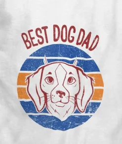 Men Nayked Apparel T-Shirts>Men'S Ridiculously Soft Lightweight Graphic Tee | Best Dog Dad (V2)