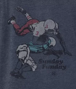 Men Nayked Apparel Shirts>Men'S Ridiculously Soft Lightweight Long Sleeve Graphic Tee | Sunday Funday