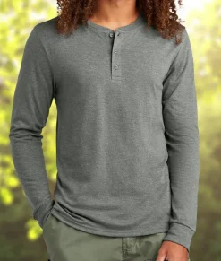 Men Nayked Apparel T-Shirts>Men'S Ridiculously Soft Long Sleeve Henley