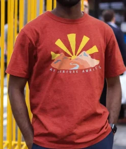 Men Nayked Apparel Shirts>Men'S Ridiculously Soft Midweight Graphic Tee | Adventure Awaits