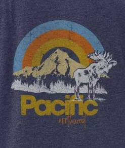 Men Nayked Apparel Hoodies & Sweatshirts>Men'S Ridiculously Soft Midweight Raglan Hooded Graphic Sweatshirt | Pacific Northwest