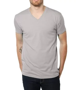 Men Nayked Apparel T-Shirts>Men'S Ridiculously Soft Midweight V-Neck