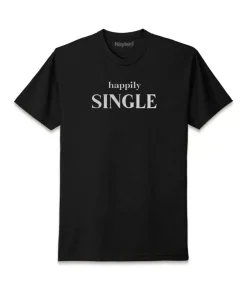 Men Nayked Apparel T-Shirts>Men'S Ridiculously Soft Midweight Graphic T-Shirt | Happily Single