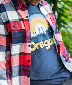 Men Nayked Apparel T-Shirts>Men'S Ridiculously Soft Midweight Graphic Tee | Oregon