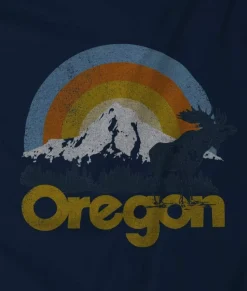 Men Nayked Apparel T-Shirts>Men'S Ridiculously Soft Midweight Graphic Tee | Oregon