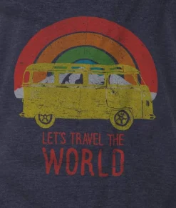 Men Nayked Apparel Shirts>Men'S Ridiculously Soft Midweight Graphic Tee | Let'S Travel The World
