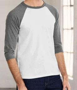 Men Nayked Apparel Shirts>Men'S Ridiculously Soft Midweight Baseball Shirt