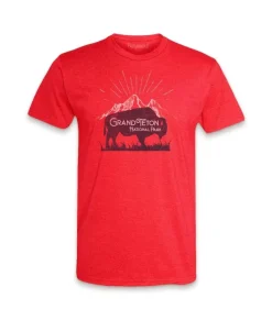 Men Nayked Apparel Shirts>Men'S Ridiculously Soft Midweight Graphic Tee | Grand Teton National Park