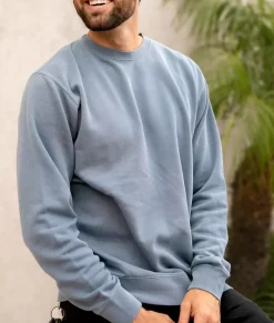 Men Nayked Apparel Hoodies & Sweatshirts>Men'S Ridiculously Soft Pigment-Dyed Sweatshirt