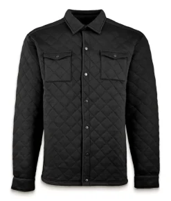 Men Nayked Apparel Shirts>Men'S Ridiculously Soft Quilted Shirt Jacket
