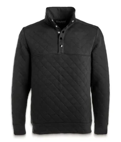 Men Nayked Apparel Shirts>Men'S Ridiculously Soft Quilted Snap Pullover