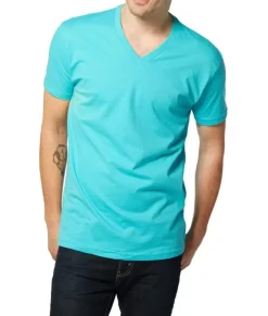 Men Nayked Apparel T-Shirts>Men'S Ridiculously Soft Short Sleeve V-Neck 100% Cotton Shirt | Discontinued Colors