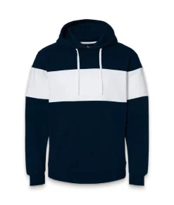 Men Nayked Apparel Shirts>Men'S Ridiculously Soft Sueded Fleece Varsity Block Hoodie
