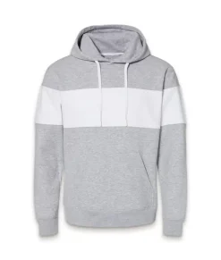 Men Nayked Apparel Shirts>Men'S Ridiculously Soft Sueded Fleece Varsity Block Hoodie