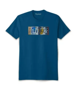 Men Nayked Apparel T-Shirts>Men'S Ridiculously Soft Sueded Graphic Tee | Traveler