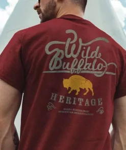 Men Nayked Apparel T-Shirts>Men'S Ridiculously Soft Sueded Graphic Tee | Wild Buffalo