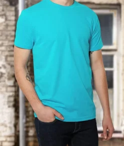Men Nayked Apparel Shirts>Men'S Ridiculously Soft Sueded Crew T-Shirt | New Arrival Colors