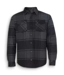 Men Nayked Apparel Outerwear>Men'S Soft Insulated Flannel Jacket