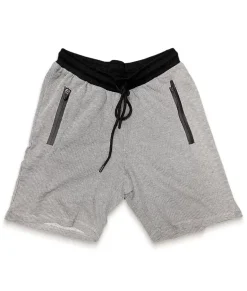 Men Nayked Apparel Bottoms>Men'S Soft Striped Fleece Shorts/Discontinued