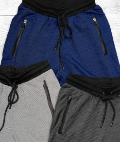 Men Nayked Apparel Workout Wear>Men'S Soft Striped Fleece Shorts/Discontinued