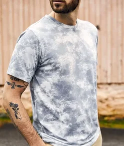 Men Nayked Apparel T-Shirts>Men'S Soft Tie Dye Recycled Short Sleeve T-Shirt