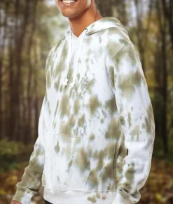 Men Nayked Apparel Hoodies & Sweatshirts>Men'S Soft Washed Tie Dye Fleece Hoodie