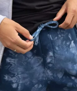 Men Nayked Apparel Bottoms>Men'S Tie Dye Fleece Shorts