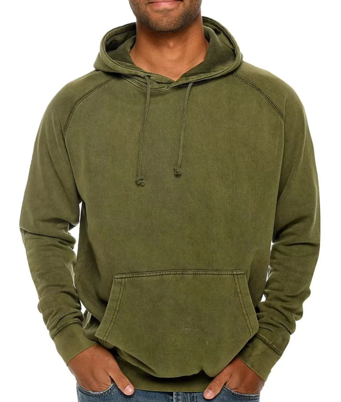 Men Nayked Apparel Shirts>Men'S Vintage Fleece Raglan Hoodie